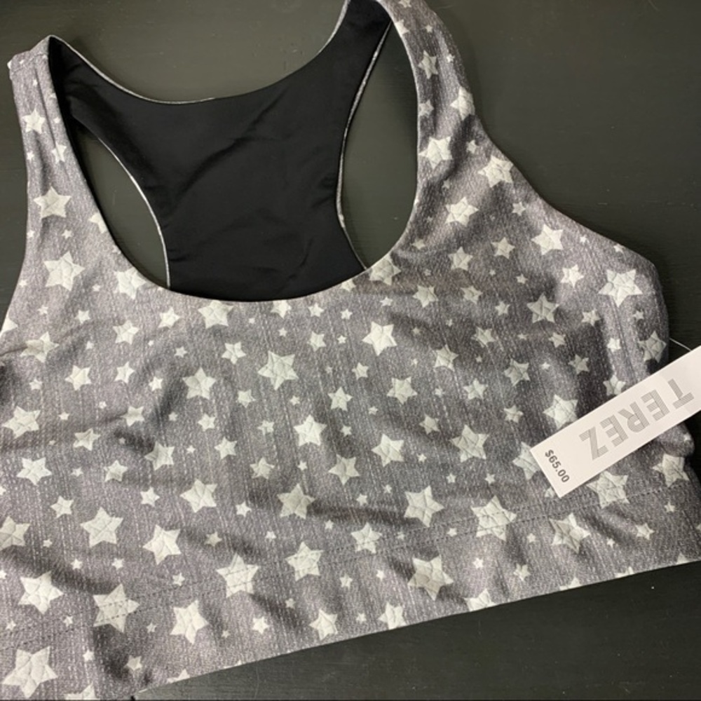 Terez Starlight Racerback Sports Bra, size M, NWT